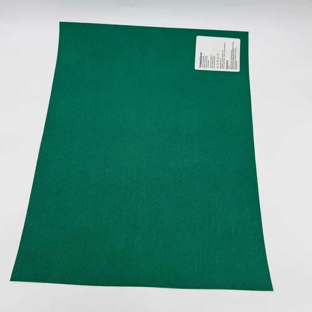 Crate & Barrel Green Abstract (24” X 18”) Placemats Set Of 6 USA Kitchen Dining